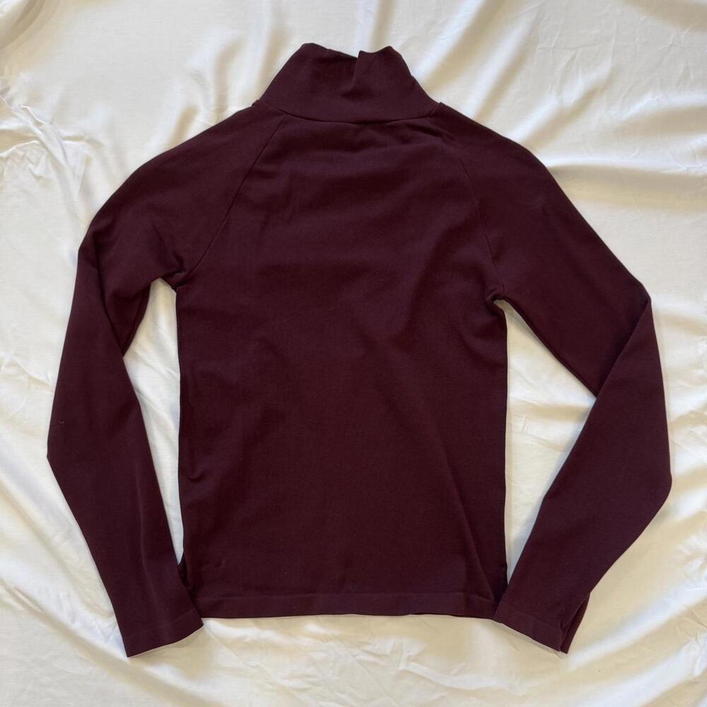 SOLD Free People intimately burgundy mock neck long sleeve Sz. XS/S